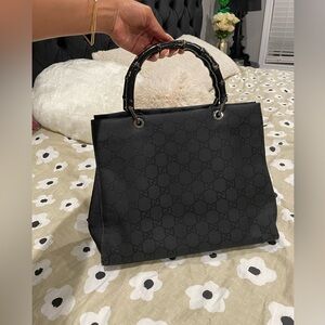 Gucci Bamboo GG Monogram Tote